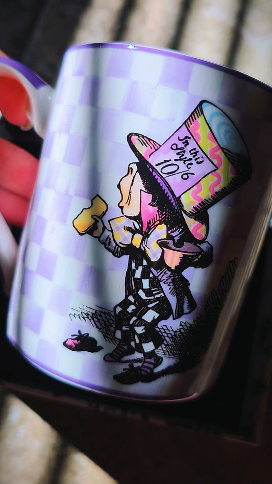 MacKenzie Childs Alice in Wonderland Mug