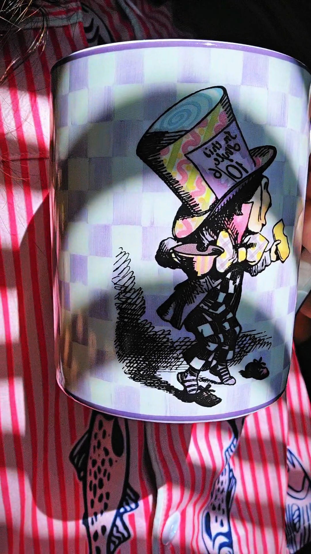 MacKenzie Childs Alice in Wonderland Mug