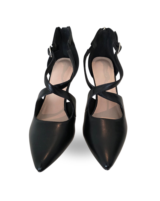 D'Orsay Zip up Stiletto