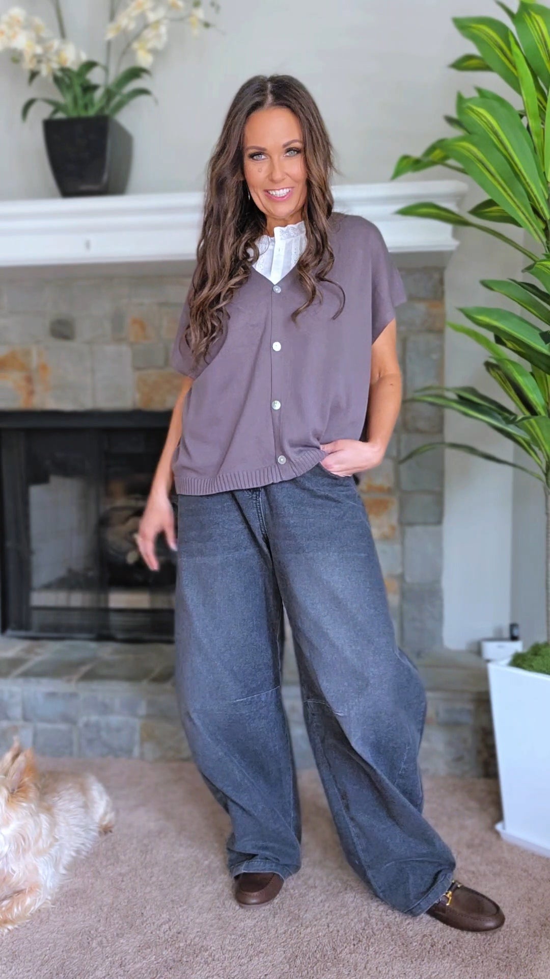 Slouchy Oversized Cardigan Top