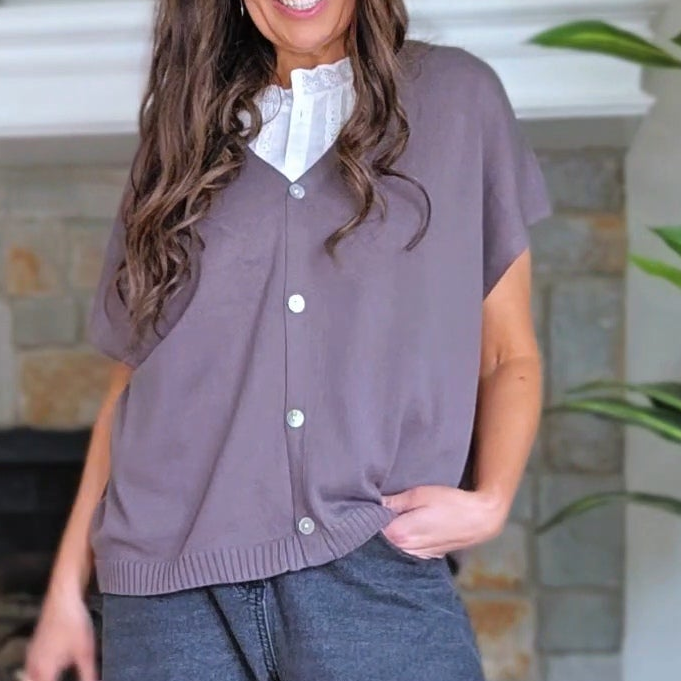 Slouchy Oversized Cardigan Top